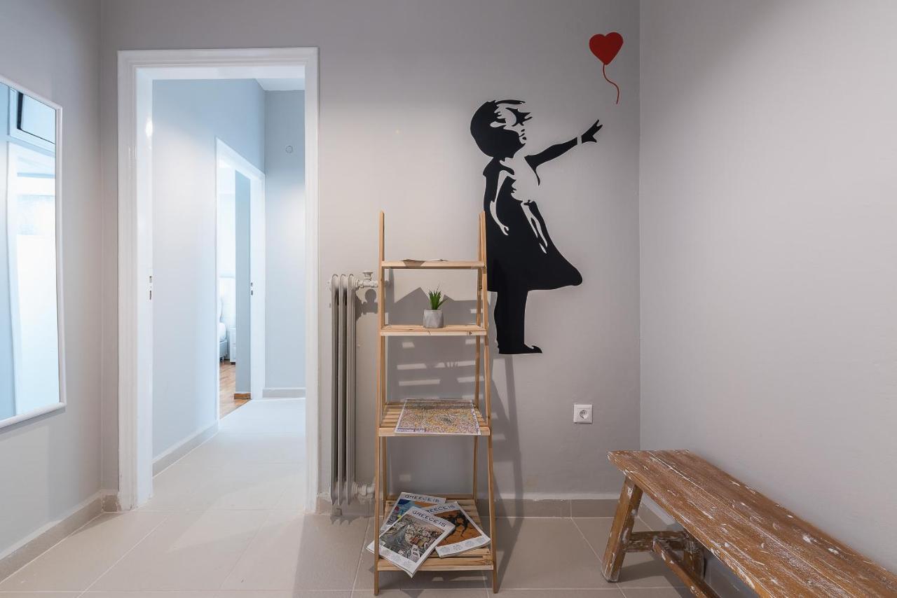 Modern City Apartment By Cloudkeys Athènes Extérieur photo